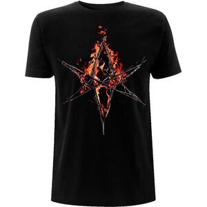 Bring Me The Horizon Unisex Adult Flaming Hex T-Shirt / Black
